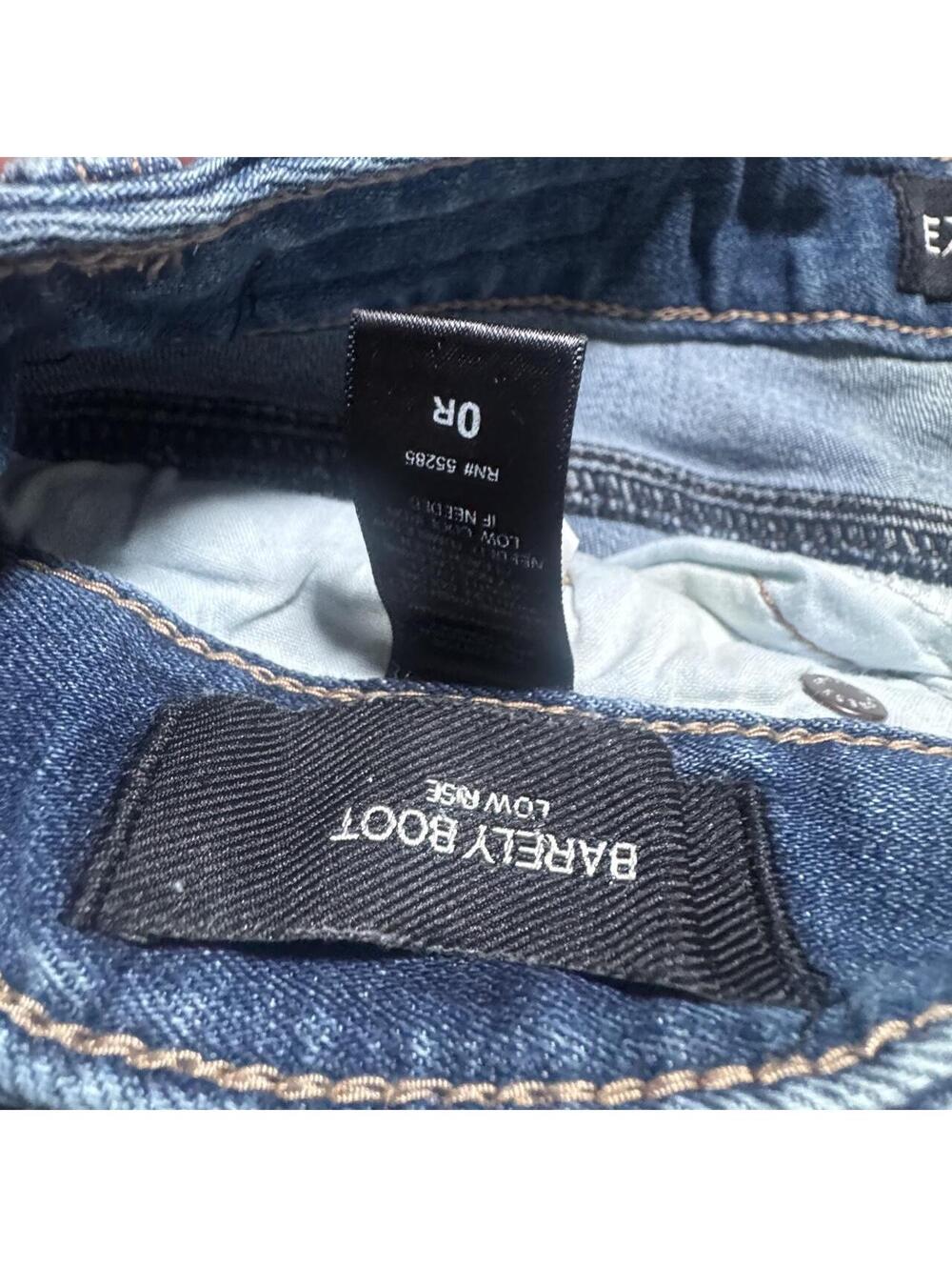 Vintage Y2K Express Barely Boot Low Rise Jeans | Size 0 - Picture 3 of 6